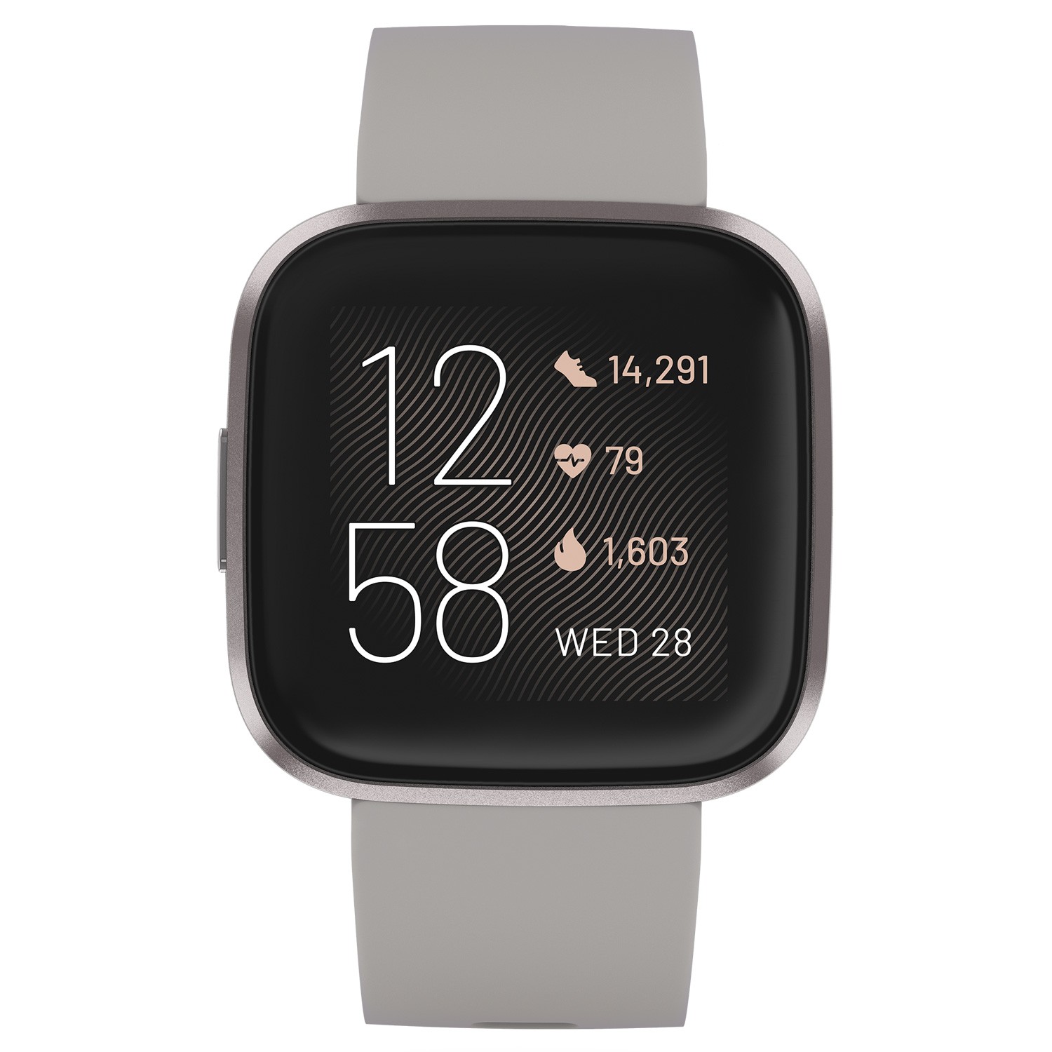 Buy Fitbit - Versa 2 Stone/Mist Grey