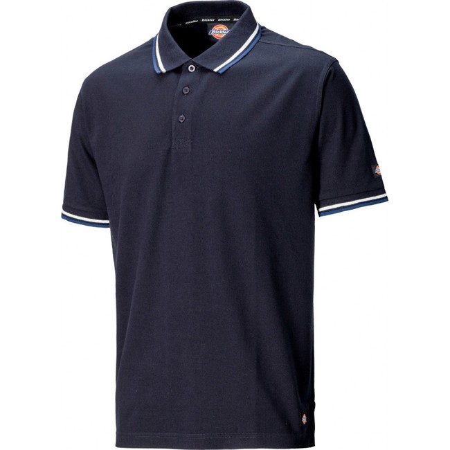 Dickies Mens Riverton Ribbed Polycotton Premium Workwear Polo Shirt