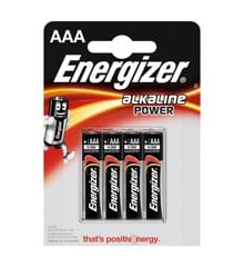 Energizer - Battery AAA/LR03 Alkaline Power 4-Pack