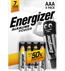 Energizer - Batteri AAA/LR03 Alkaline Power 4-Pak