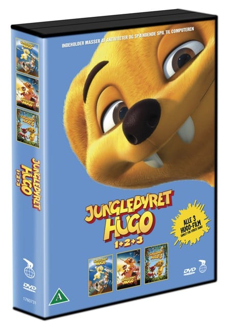 Jungledyret Hugo 1 2 3 Box - DVD