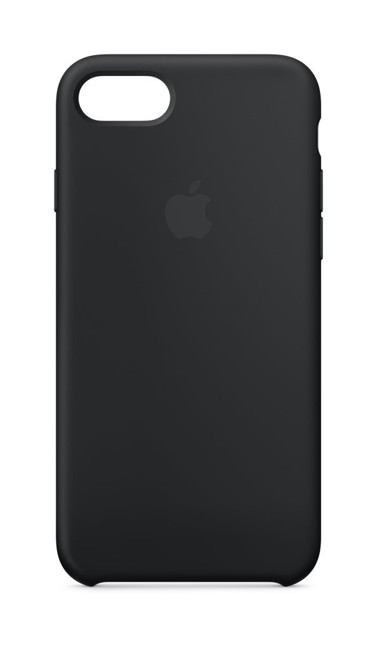 Apple Silicone Back Cover Case for iPhone 8 Black