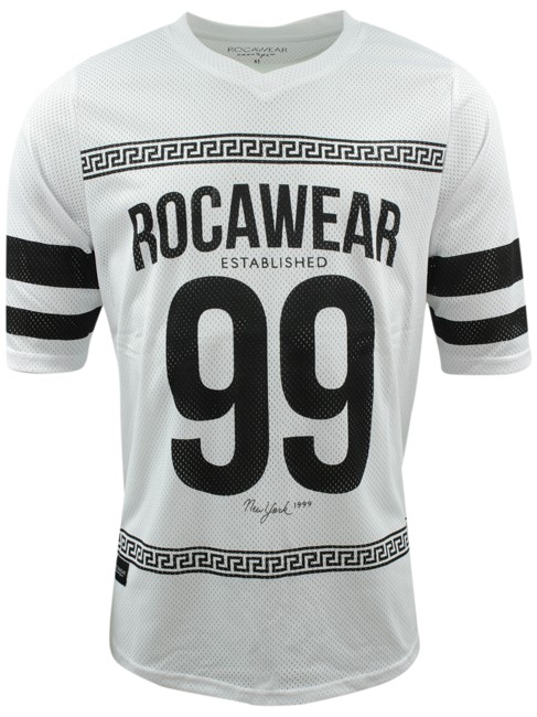 Rocawear 'Mesh Football' Skjorte - Hvid