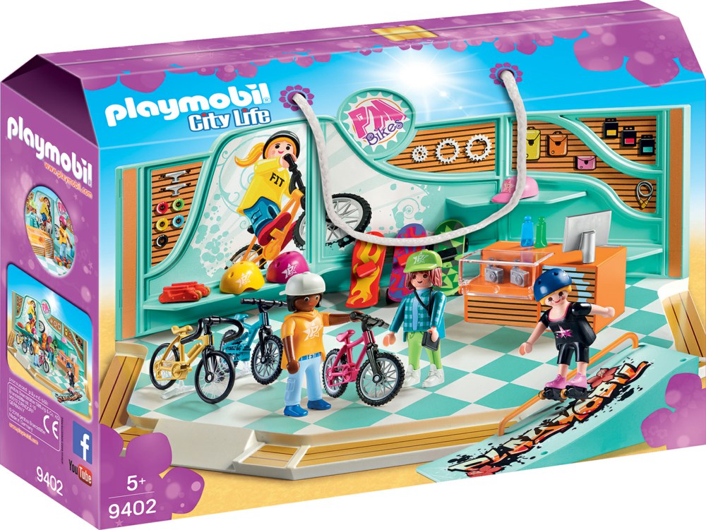 hamer chef Onbeleefd Koop Playmobil - Bike and Skate Shop (9402)