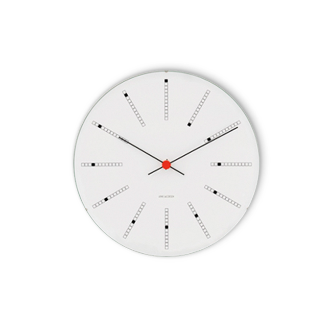 Arne Jacobsen - Bankers Wall Clock Ø 29 cm - White