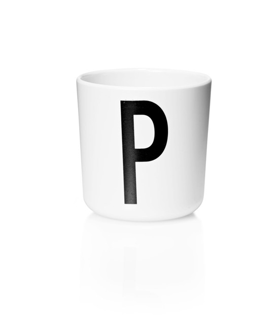 ​Design Letters - Personal Melamine Cup P - White (20201000P)