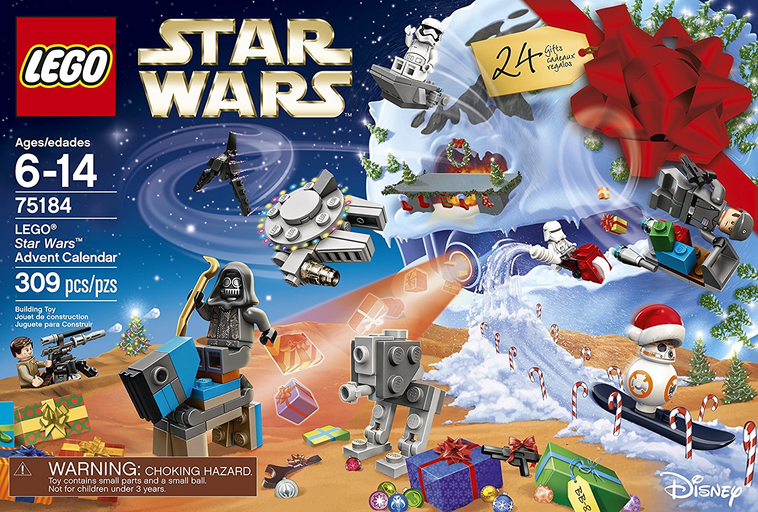 Person med ansvar for sportsspil snak Luftfart Køb LEGO Star Wars - Julekalender 2017 (75184)