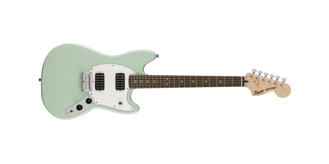 Squier By Fender - Bullet Mustang HH  - Elektrisk Guitar (Surf Green)