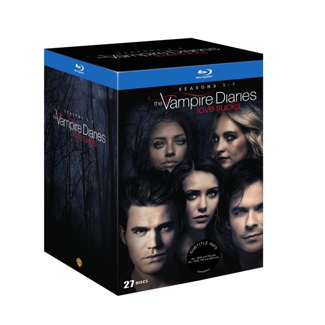 The Vampire Diaries sæson 1-7 (Blu-Ray)
