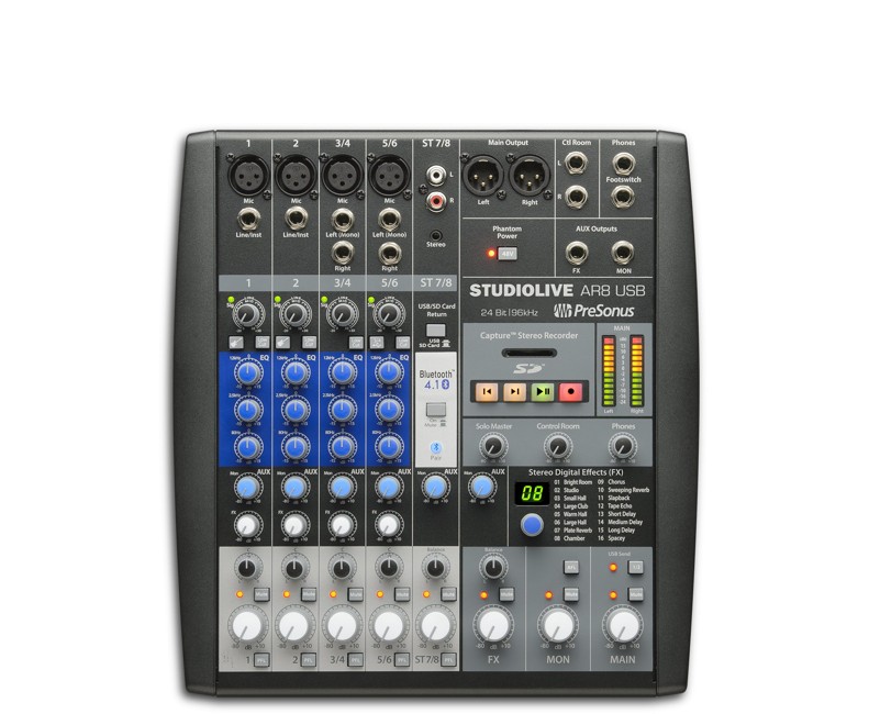 Presonus - Studiolive AR8 USB - Mixer & Audio Interface