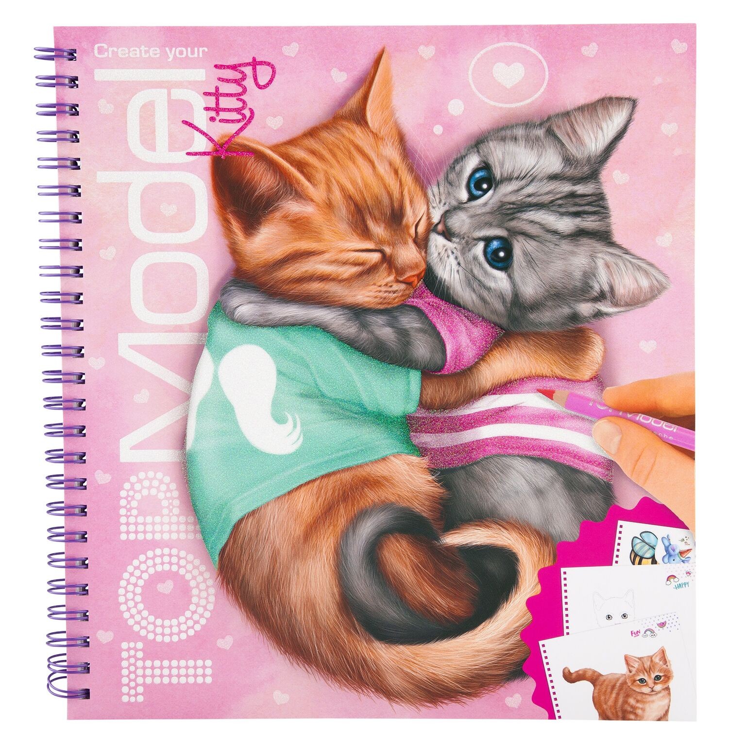 Buy Top Model Create Your Top Model Kitty Coloring Book 045361