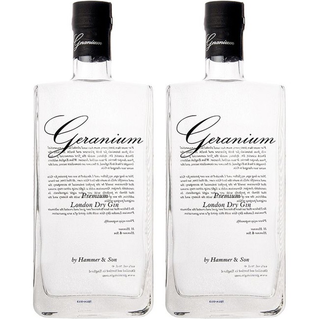 ​Geranium Gin - Tvillingerne 2 stk. 295,00 kr. pr. fl.