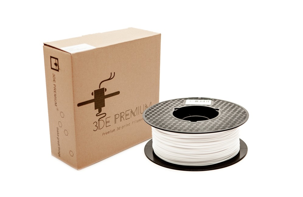 3DE Premium Filament - Snow White - 1.75mm