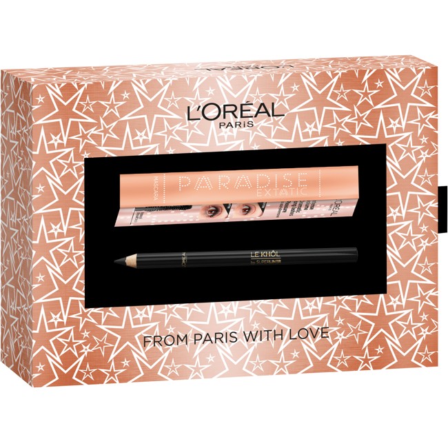 L'Oréal - Extatic Paradise Mascara + Super Liner Le Khol - Gavesæt