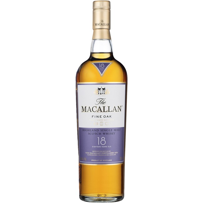 Macallan 18 YO Fine Oak - Speyside Single Malt Whisky - 70 cl
