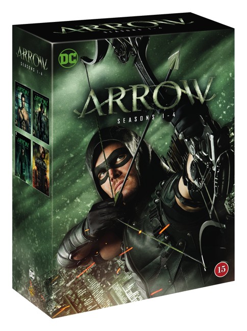 Arrow - Sæson 1-4 - DVD