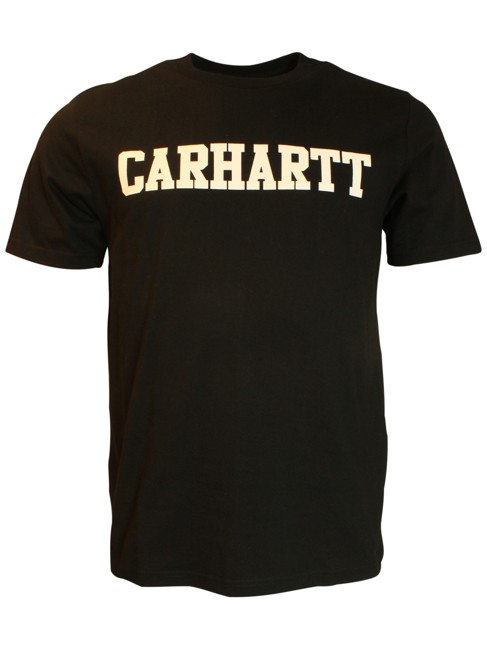 Carhartt College T-shirt Black White