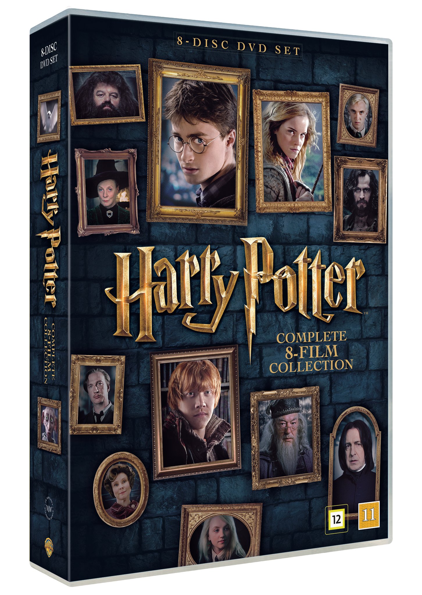 Harry Potter: The Complete 8-film Collection (8-disc) - DVD - Filmer og TV-serier