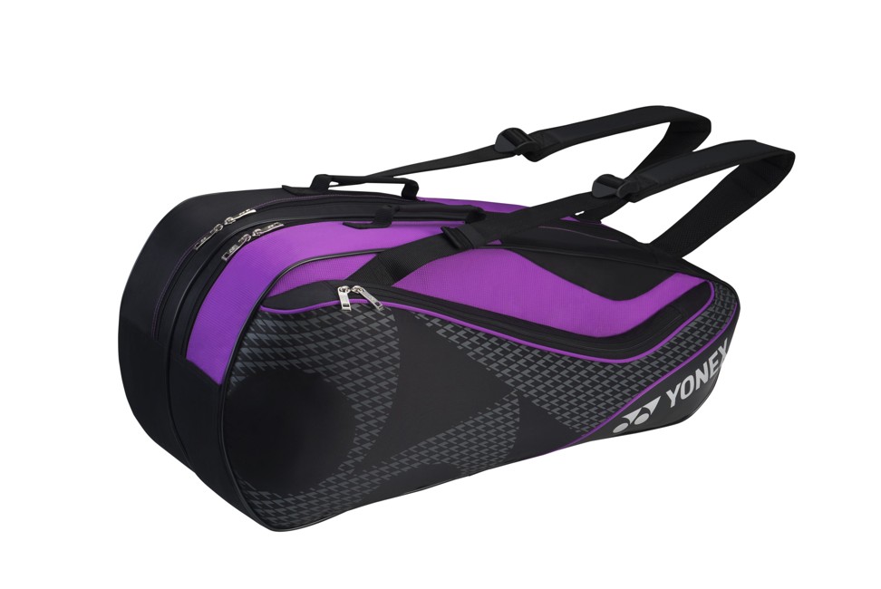 Yonex - BAG8726EX Active Series Racquet Bag (6 pcs.) Black/Purple