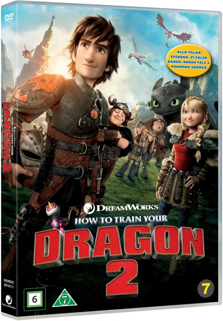 Sådan træner du din drage 1 + 2/How to train your dragon 1 + 2 (2 disc)(Blu-Ray)