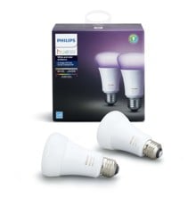Philips Hue - E27 2 Pack -  White & Color Ambiance - Bluetooth