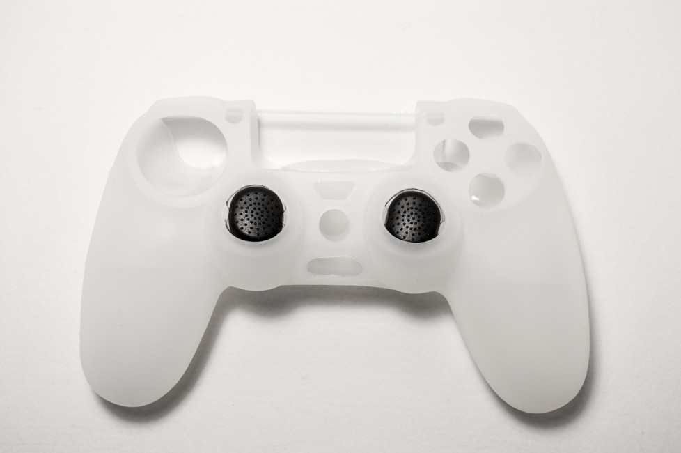 Spartan Gear - PS4 Controller Silicone Skin Cover (2 x Controller Thumb Grips Included)