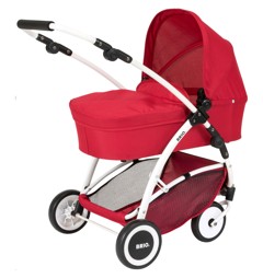 BRIO - Doll Pram Spin, red (24900000)