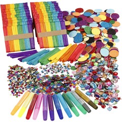 DIY Kit - Glitter & Wood Sticks Mega Set (97435)