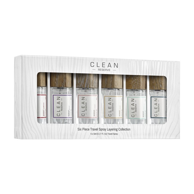 Clean Reserve - Six Piece Travel Spray Box 6x5 ml - Gavesæt