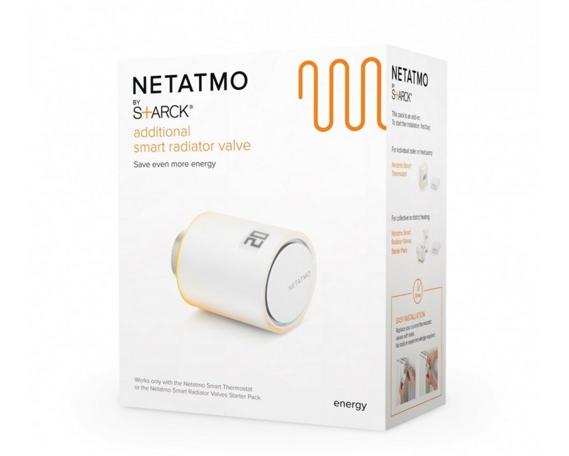 Netatmo - Aukin Smart Pípa Hiti Termostat (1 Stk)
