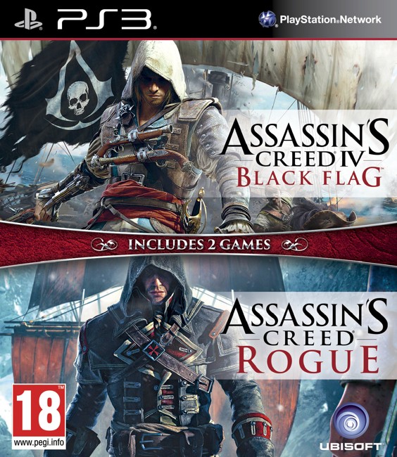 Assassin's Creed IV (4) Black Flag + Assassin's Creed Rogue (Nordic)