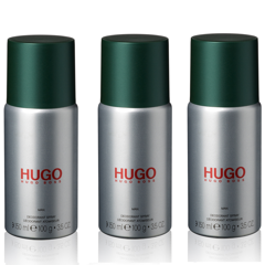 Hugo Boss - 3x Hugo Man Deodorant Spray 150 ml