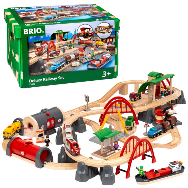 BRIO - Tågset Järnväg Deluxe (33052)
