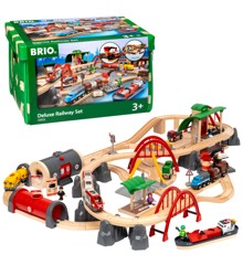 BRIO - Tågset Järnväg Deluxe (33052)