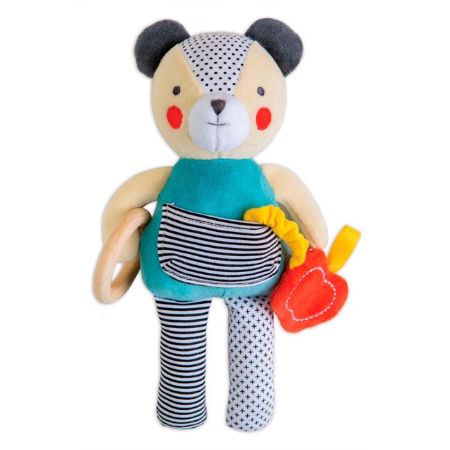 Petit Collage - Organic Baby developmental Soft toy-Bear