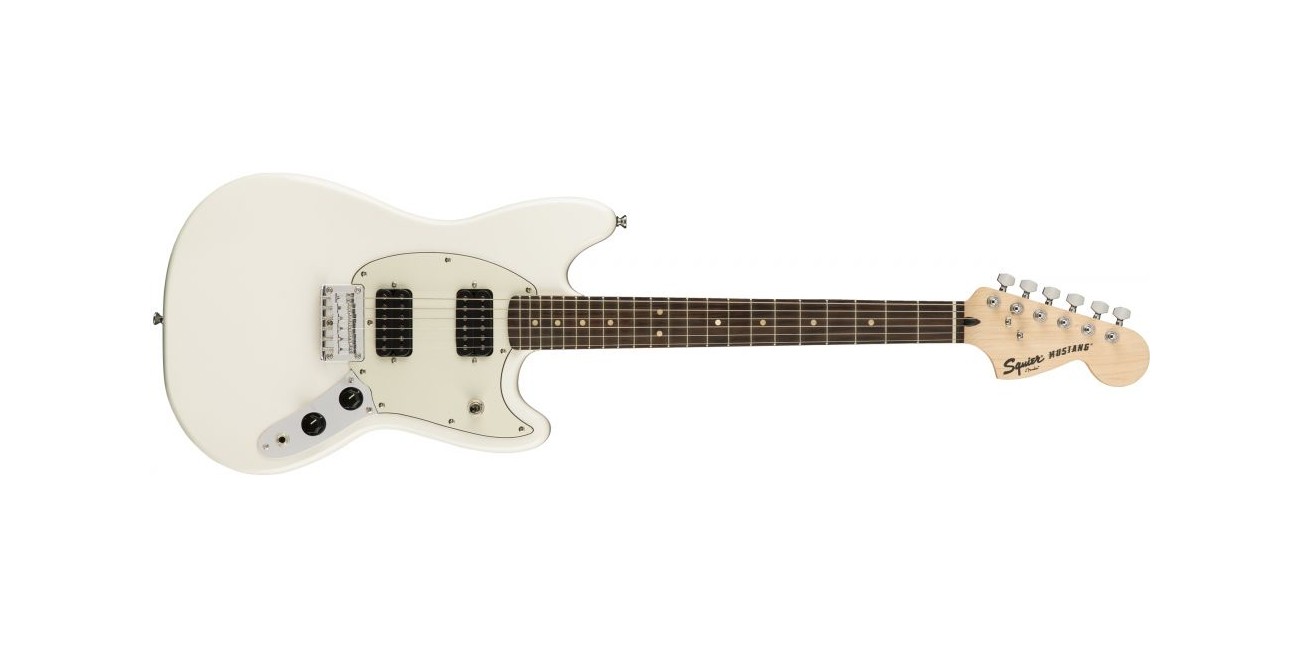 Squier By Fender - Bullet Mustang HH - Elektrisk Guitar (Olympic White)