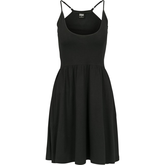 Urban Classics Ladies - Spaghetti Stretch Dress black