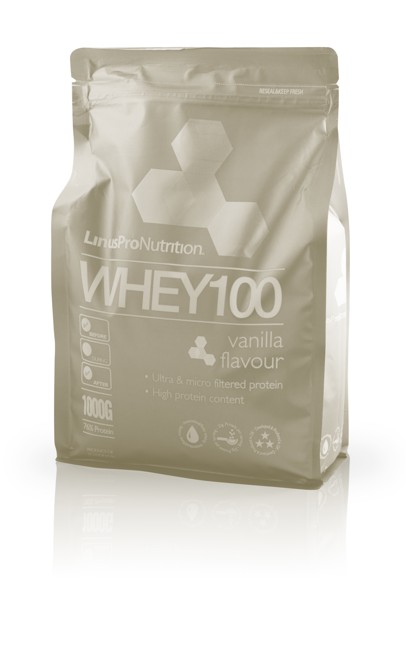 LinusPro WHEY100 Protein - Vanilje - 1kg