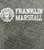 Franklin & Marshall 'Fleece Round' Sweat - Sort Mel thumbnail-2
