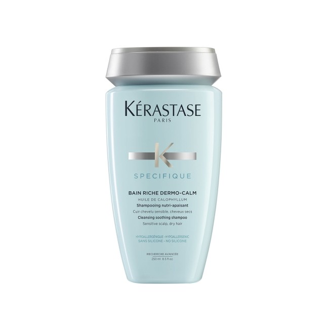 forskel Rejse kaffe Køb Kérastase - Specifique Bain Riche Dermo-Calm - Shampoo til Sensibel  Hovedbund til Tørt Hår 250 ml