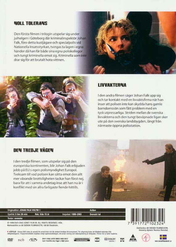 Køb Johan Falk Actiontrilogi film) - DVD