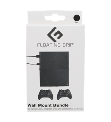 Floating Grip Xbox One and Controller Wall Mounts - Bundle (Black)
