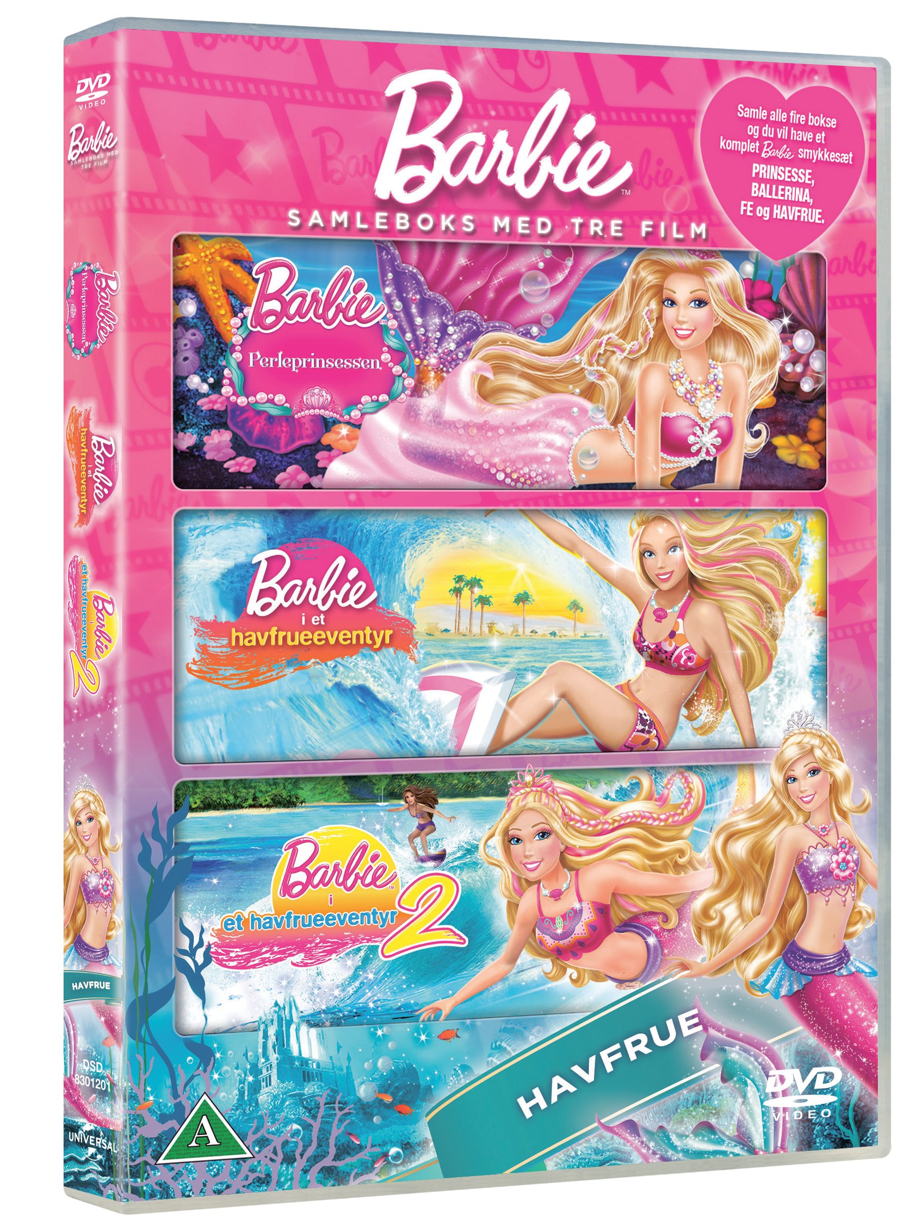 Kælder last Også Køb Barbie Boks - Havfruer - DVD