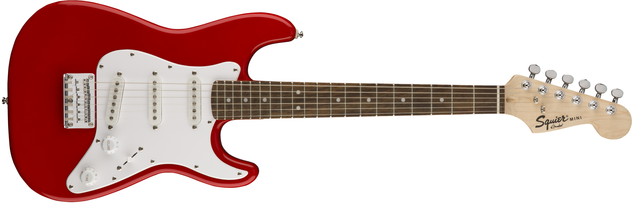 Squier By Fender - Mini Stratocaster V2 - Elektrisk 3/4 Guitar (Torino Red)