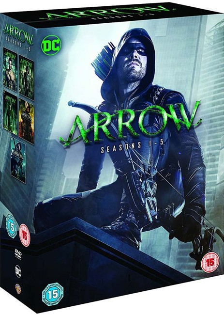 Arrow: Sæsons 1-5 - DVD