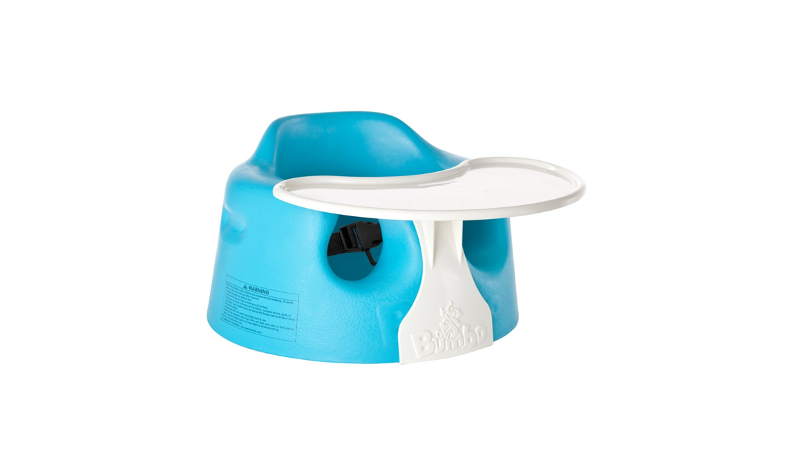 Bumbo Floor Seat & Play Tray Combo Pack - Blå