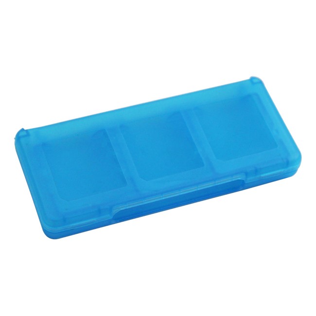 ZedLabz game case for Nintendo 3DS 2DS DS 6 in 1 card holder storage box - blue