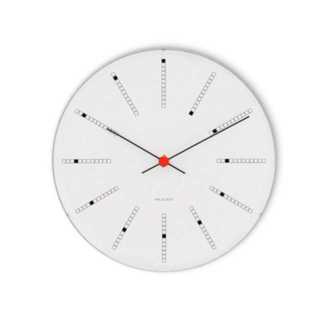 Arne Jacobsen - Bankers Wall Clock Ø 48 cm - White