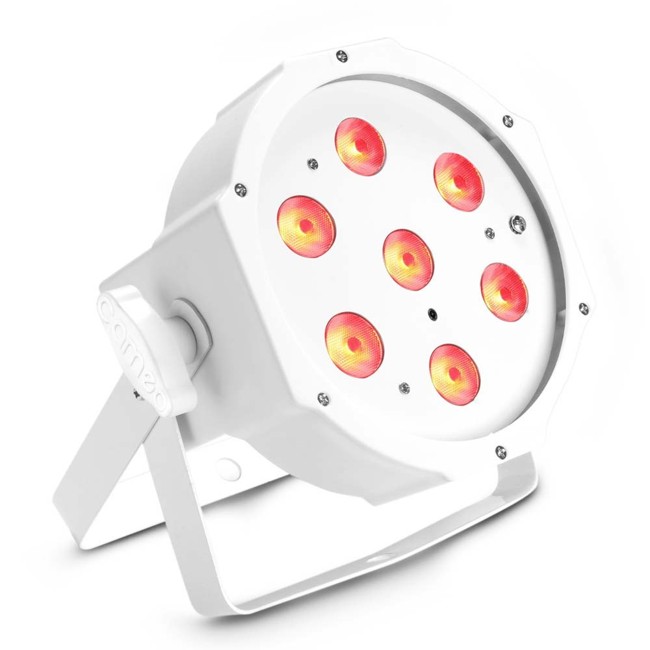 Cameo - FLAT PAR TRI 3W IR - LED RGB PAR Lampe (White)