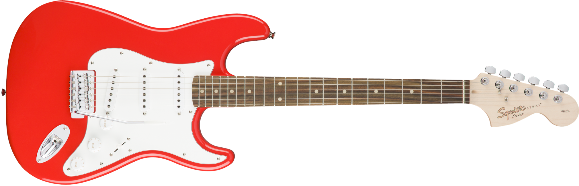 Squier By Fender - Affinity Stratocaster - Elektrisk Guitar (Race Red)